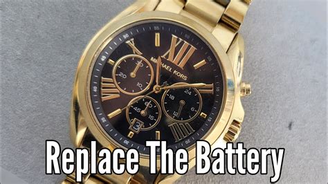 change watch battery michael kors|michael kors smart watch battery.